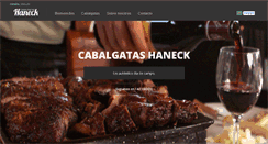 Desktop Screenshot of cabalgatashaneck.com.ar