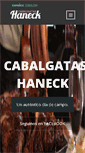 Mobile Screenshot of cabalgatashaneck.com.ar